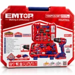 EMTOP claw hammer with steel head and ergonomic red blue handletoolstationpakistan, toolstation.com