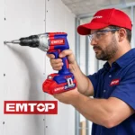 EMTOP claw hammer with steel head and ergonomic red blue handletoolstationpakistan, toolstation.com