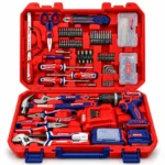 EMTOP claw hammer with steel head and ergonomic red blue handletoolstationpakistan, toolstation.com