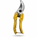 Professional Gold Garden Pruning Shears – Heavy-Duty Bypass Secateurs