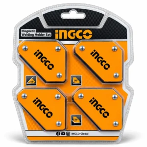 INGCO 4 piece magnetic welding holder set with 45, 90 and 135 degree angle positionstoolstationpakistan, toolstation.com