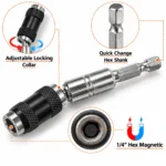 1/4 inch magnetic swivel bit holder adapter for drills and screwdriverstoolstationpakistan, toolstation.com