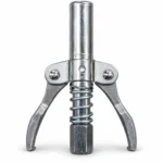 Double Handle Grease Gun Coupler – Heavy-Duty Spring-Loaded Grease Fitting Connector