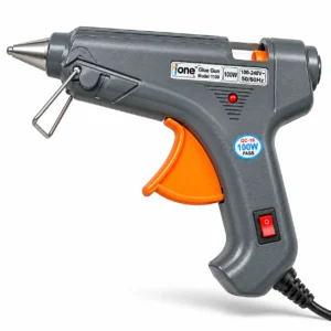 Grey and orange One 100W Model 1100 hot glue gun for DIY and home repairtoolstationpakistan, toolstation.com