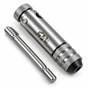 Professional T-handle ratchet tap wrench with adjustable chuck and knurled griptoolstationpakistan, toolstation.com