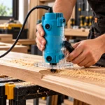 Electric Wood Trimmer / Compact Router Model 370/3702/3709 with Clear Base and Accessory Kit - Image 2