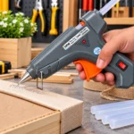 Grey and orange One 100W Model 1100 hot glue gun for DIY and home repairtoolstationpakistan, toolstation.com